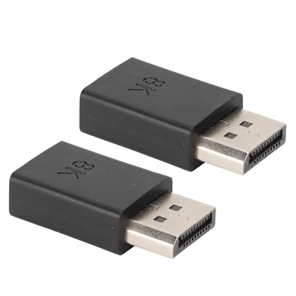 2st DP hane till MINI DP hona adapter högupplöst 8K 2 lägen Liten bärbar Lätt Displayport Kabelomvandlare