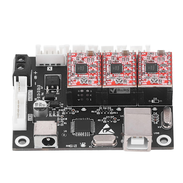 3-akset lasergraveringskontrolkort CNC-graveringsmaskine bundkort med USB-interface