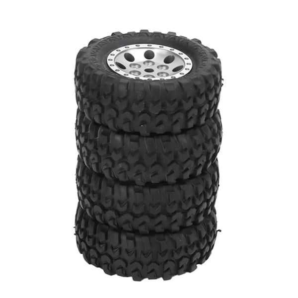 4 kpl RC-auton renkaita 8 reiällä, vanteet ja renkaat Xiaomi Jimny XMYKC01CM 1/16 kauko-ohjattaville autoille, titaani