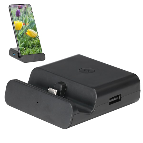 HDMI Video Converter Adapter för Switch/Lite Bärbar TV Adapter Mini Laddningsdocka Stand