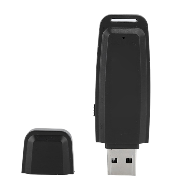 SK001 Mini Digital Stemmeoptager UDisk TF Flash Card USB2.0 Optagepen til Windows Xp Vista7/8 (Sort)
