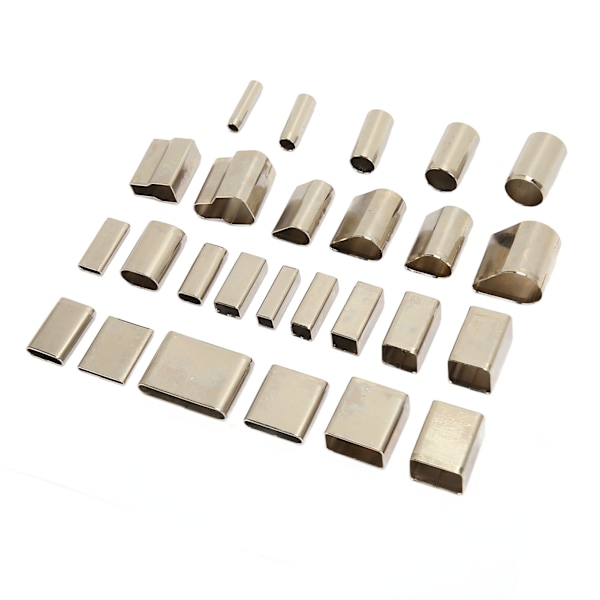 26 Shape Hollow Punch Cutter Set Höghastighetstål Läder Die Cutter Hollow Punch Cutter Tool för gör-det-själv läderhantverk