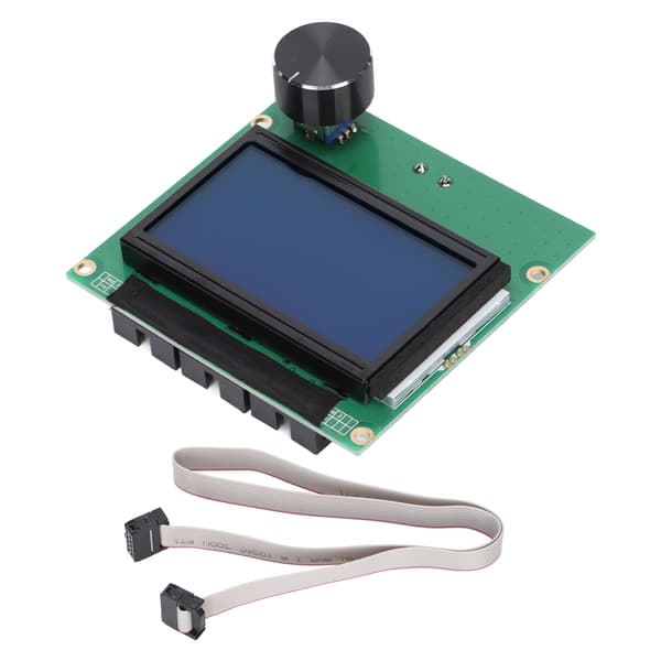 3D-printerdisplay 12864 LCD-skærm Intelligent kontrolkort Printertilbehør til CR 10S til Ender 3