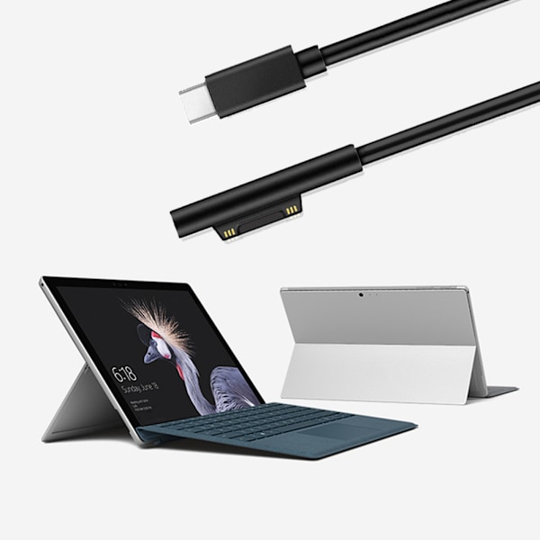 15V 3,25A latauskaapeli PD tyypiltä C tyypille C Decoy Microsoft Surface Tablet PC PRO5634:lle