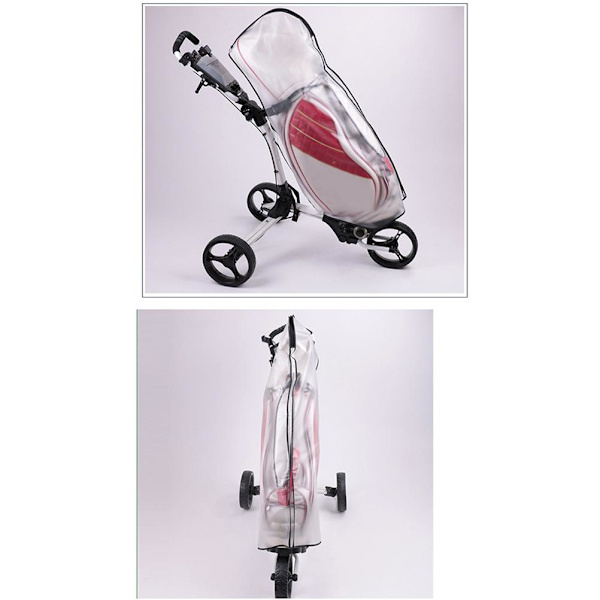 Väska Regnskydd PVC Transparent Vattentätt Regnskydd Vatten Vindtätt Genomskinlig PVC-vagn Resväska Regnskydd Bärbart regnskydd