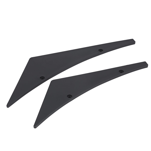 4kpl Auton etupuskurin huulijakajan evät Canards Body Spoiler Universal Musta