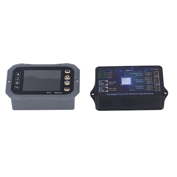 Batterimonitor 400A 2,4 tum Ultra Clear Display med Shunt 0‑120V Spänningsströmmätare