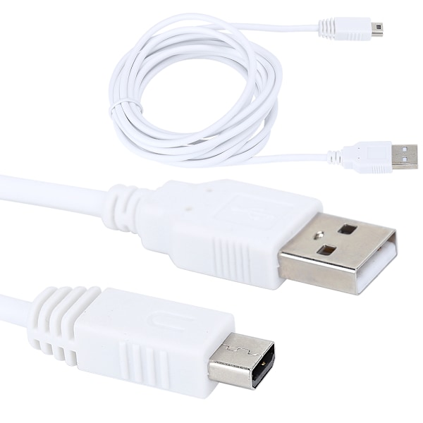 5 stk 3m USB-datakabel til WIIU-spilkonsol Opladningslinjekabel Spiltilbehør