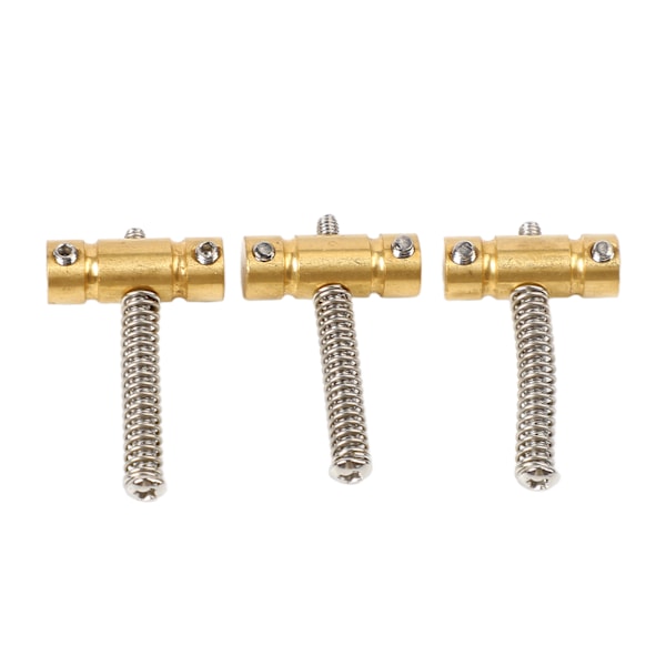 3 stk elektrisk gitarrmessing bassbro sadel gitarrmessing strengebass sadel for erstatning