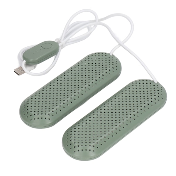 Hushålls-USB-skotorktumlare Studenthemssal Vuxendeodoriserande Boot Skotortork med Timer OD Grön