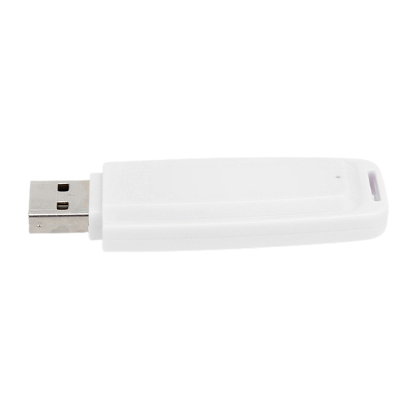 SK001 Mini Digital Voice Recorder UDisk TF Flash Card USB2.0 Recording Pen för Windows Xp Vista7/8(Vit)