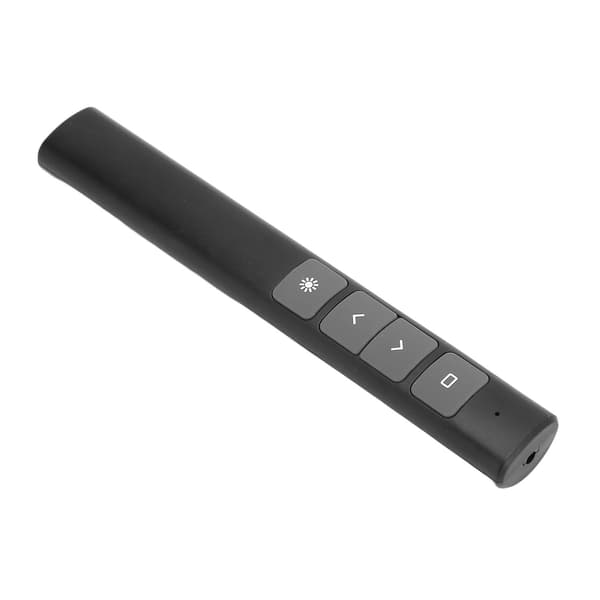 Presentation Clicker 2.4G RF Chip ABS Silikonknappar Bärbar Plug and Play Trådlös Presenter Remote Kompatibel med kontor