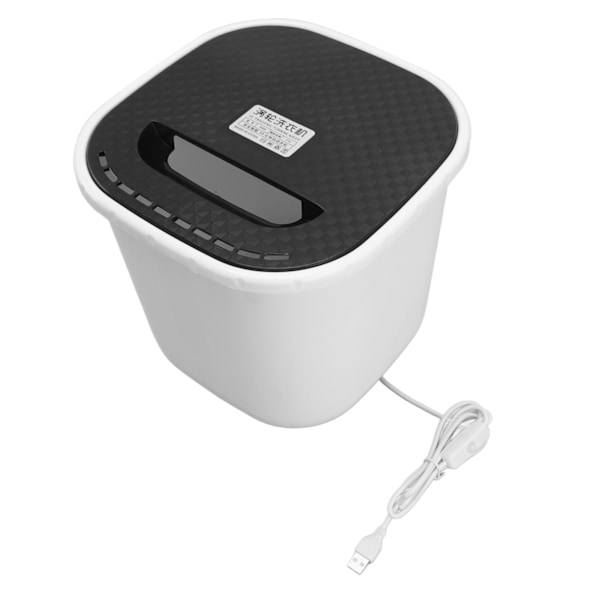 6L minivaskemaskine frem og tilbage rotation USB-strømforsyning Automatisk slukning Bærbar miniundertøjsvaskemaskine