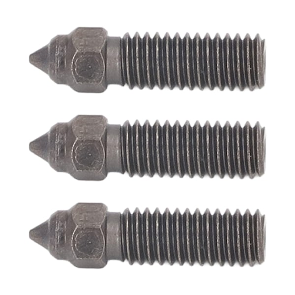 3 stk hærdede ståldyser Højflow-dysekit 3D-printerekstruderdyse til Sovol Sv06 Plus 1,75 mm filament 0,4 mm