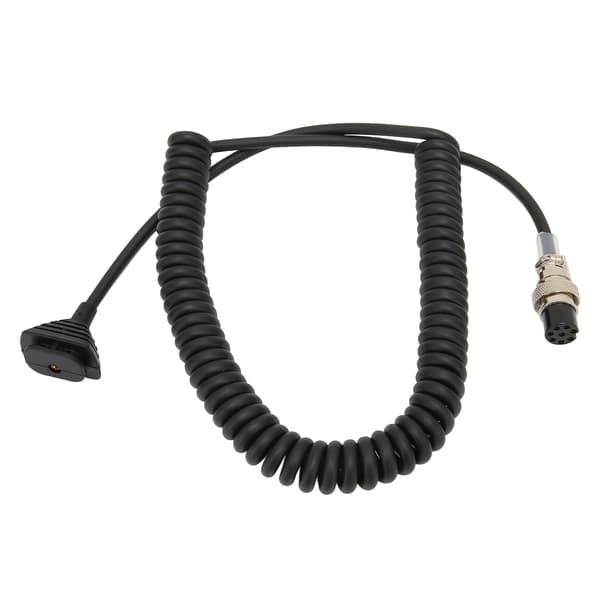 【NX】Håndmikrofonkabel Udskiftning Strækbart Højttalermikrofonkabel til Alinco DR‑03 DR‑06 DR‑135 DR‑235 DR‑435