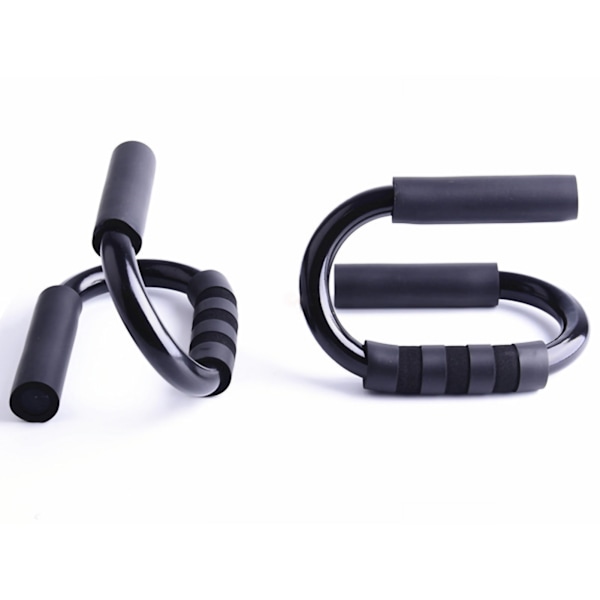 1 par Push Up Bar S-formet Push Up Hjælper med skumgreb til hjemmegym Fitness træning Muskeltræning
