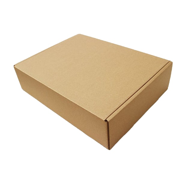 Ultrasterk pappeske 3 lag Rebrukbar resirkulerbar emballasje Packbox Pizzakartong for gavekunst 260x70x35 mm / 10,2x2,8x1,4 tommer