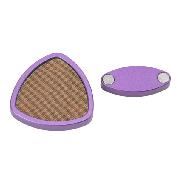 EDC Push Toy Triangulær Anti-Trykk Pivot Magnetiske Leksaker Stressavlastende Fingertopp Leke for 15-35 år Ungdom Lilla