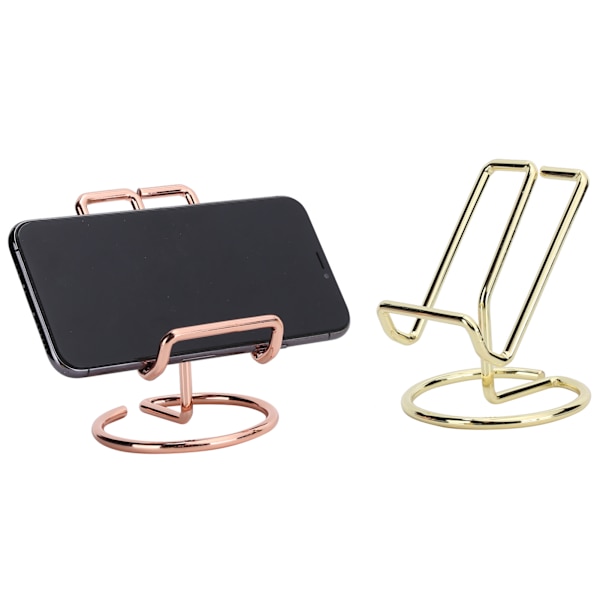4st Smidesjärn Mobiltelefon Hållare Bärbar Desktop Multi Function Reading Display Stand