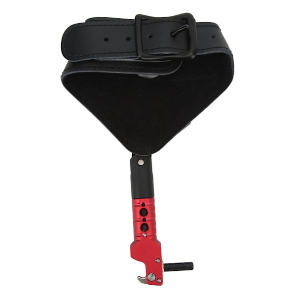 Pilbåge Compoundbåge Utlösningshjälp Trigger Justerbar Båge Utlösning Handledsrem Skytte Handledsband Spridare Röd