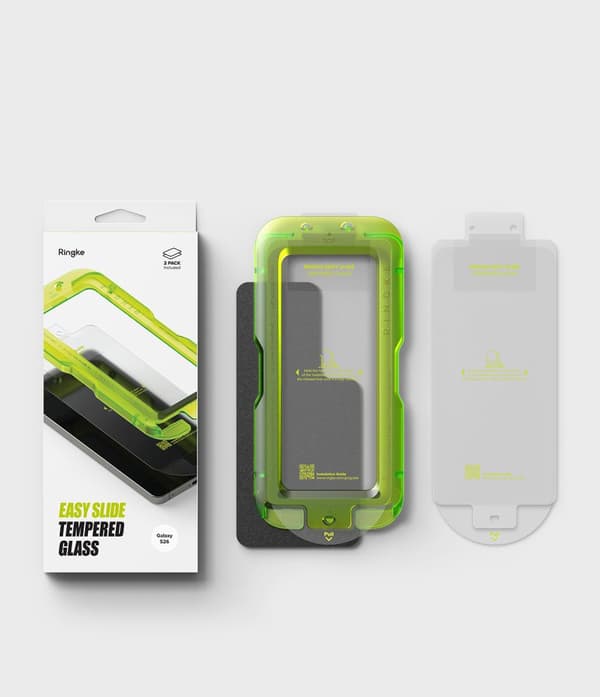 【NX】Ringke Galaxy S26 2-PACK Easy Slide Screen Protector Tempered Glass 100