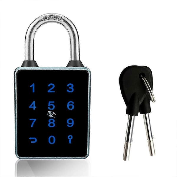 Elektroninen avaimeton riippulukko Bluetooth Smart Lockilla ja kosketusnäytöllä