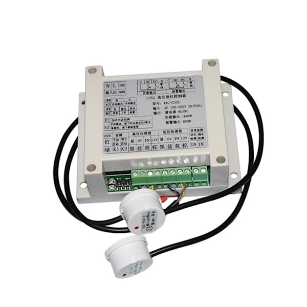 Automatisk Vandstandskontrol XKC C352 2P Berøringsfri Væske Niveau Sensor til Vandtanke Fyldningssystem AC 110V til 220V