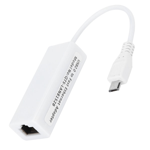 Nettverkskort-adapter Micro USB til RJ45 Ethernet-port for Raspberry Pi Zero 1.3/W hovedkort