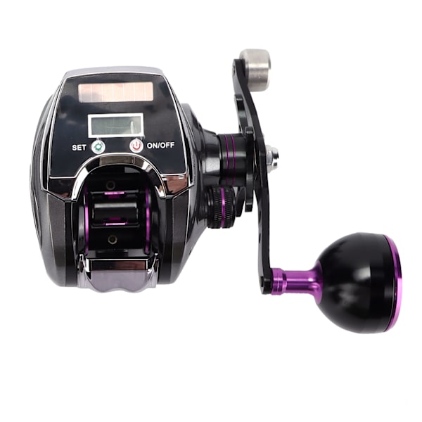 Vandafvisende Digital Display Baitcasting Hjul 8.0:1 Hastighedsforhold 18+1 Leje Antal Fiske Hjul Tæller (Højre Hånd)