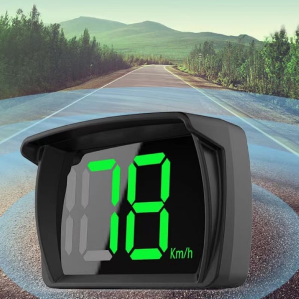 NY GPS Speedometer Bil Heads Up Display Hastighedsalarm KM