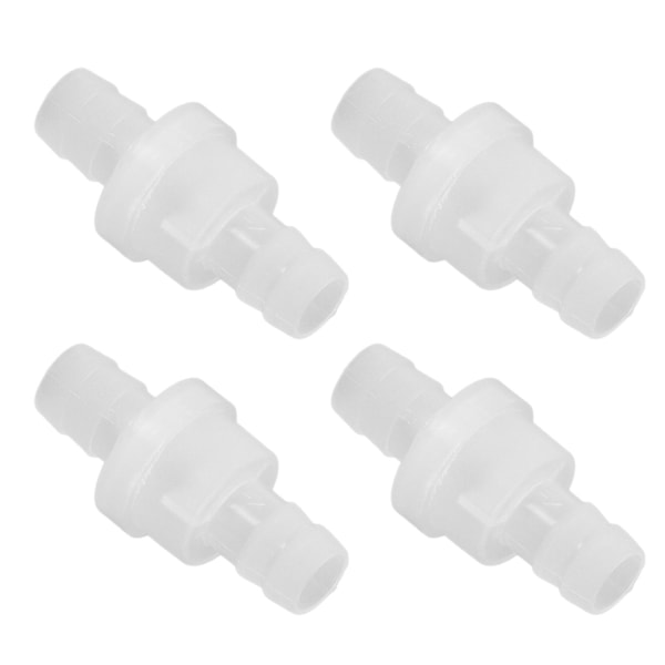 12 st Akvarium backventil ozonbeständig oljebeständig envägs luftventil PP backventil för fisktank kemisk industri 10 mm
