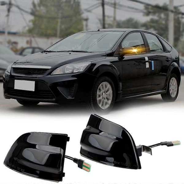 st LED dynamiske bakspeilblinklys bakspeilblinklys kompatibel med Focus 2 MK2 2004 - 2008 C- Black
