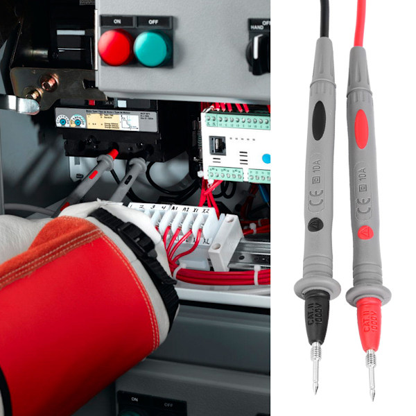 1 par Ut l27 digital multimeter testkablar Kit Universal testprober utbytestillbehör