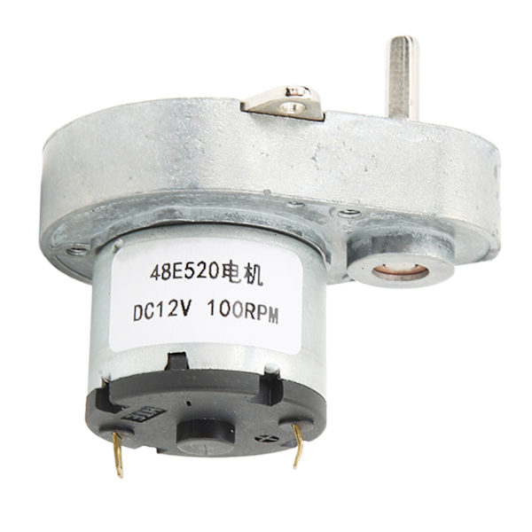 DC-växelmotor 100 RPM Hög torsion Reversibel CW CCW Hastighetsreduceringsmotor 48E520 DC12V
