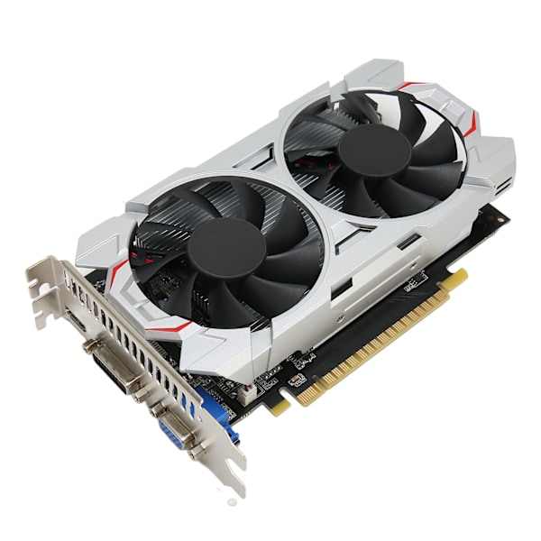 Gaming Grafikkort 4K HD-utgång GDDR5 128BIT Dual Fans 1072MHZ 5400MHZ Grafikkort för stationära datorer GTX750TI 4GB