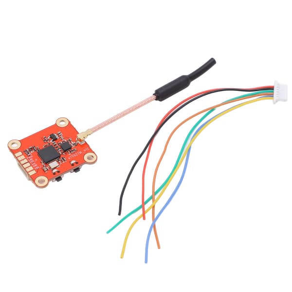 FPV 5.8G 40CH 25/200/500MW Justerbar Strøm Bildeoverføringssender for RC FPV Racing Drones