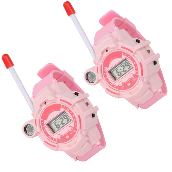 2 kpl Walkie Talkie -kellot Lapsille Radiopuhelin Intercom Ulkopeli Ulkoilulelulahja