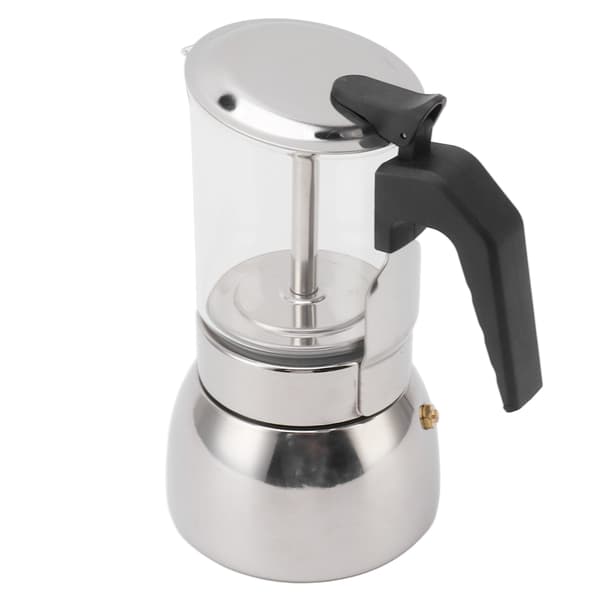 Kaffemaskine Dobbelt Ventil Rustfrit Stål Høj Temperatur Resistent Multi Funktionel Bærbar til Hjemme Kaffebar 300ML