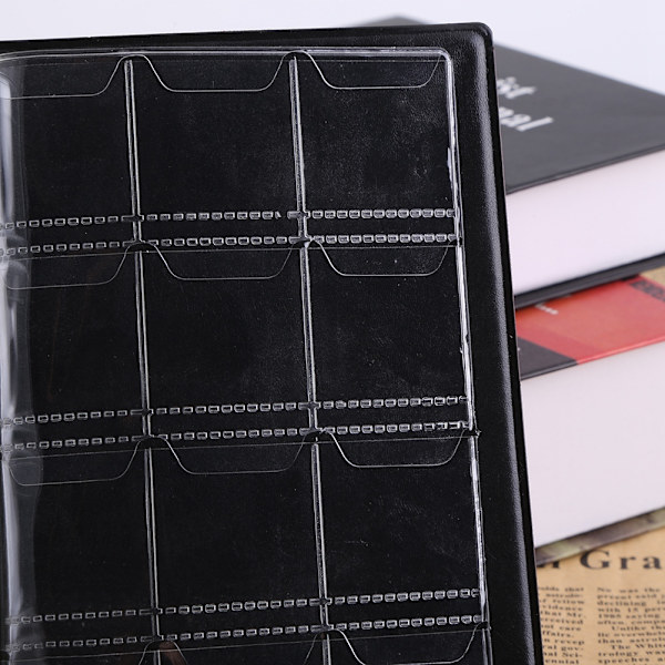 Nya 120 fickor 10 sidor World Coin Storage Folder Album Pengar Insamlingshållare Bok Röd