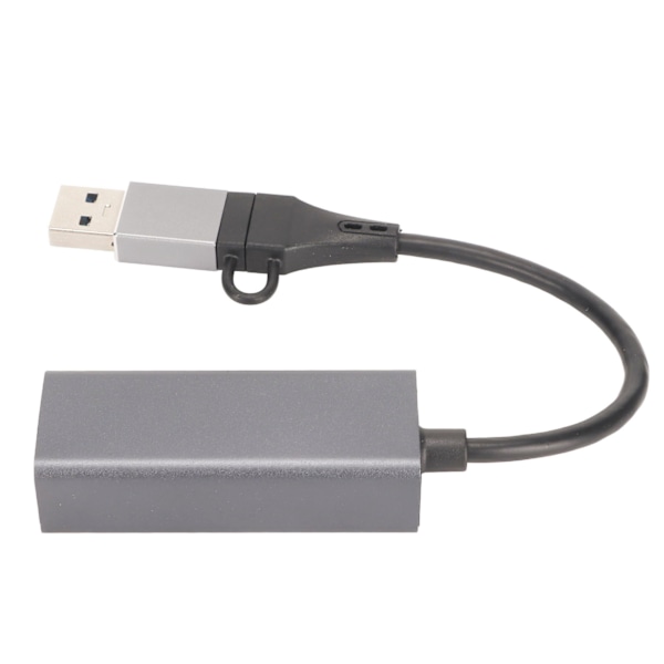 Typ C till RJ45 Adapter 10 100 1000 Mbps Self Adaptive USB 3.0 2.0 Stöd USB C till Ethernet Adapter för bärbar surfplatta