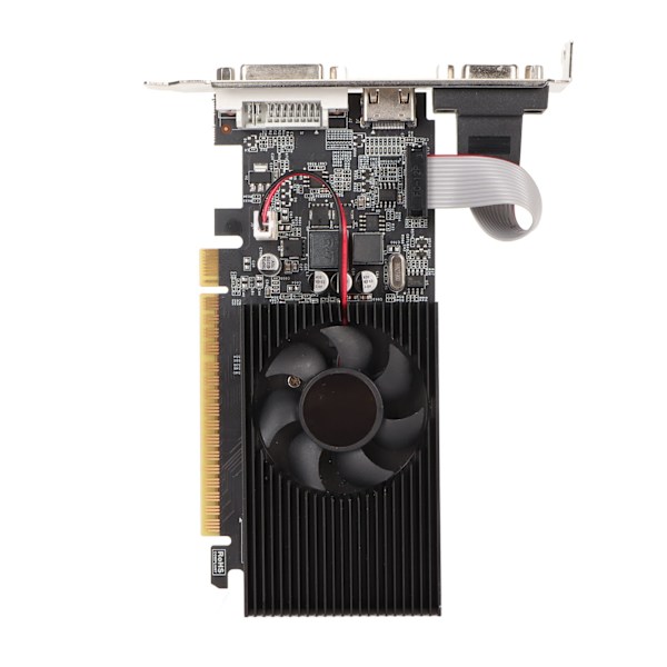 GT 730 4G DDR3B 128-biters grafikkort med støtte for kjøleventil VGA DVI HD Multimedia Interface Gaming Grafikkort