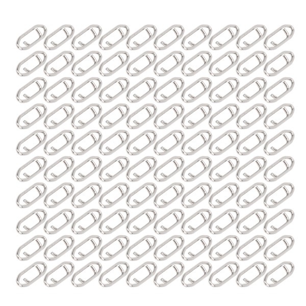 100 st Fiskeredskap Power Clips Rostfritt stål Fiskehastighet Clips Connector M