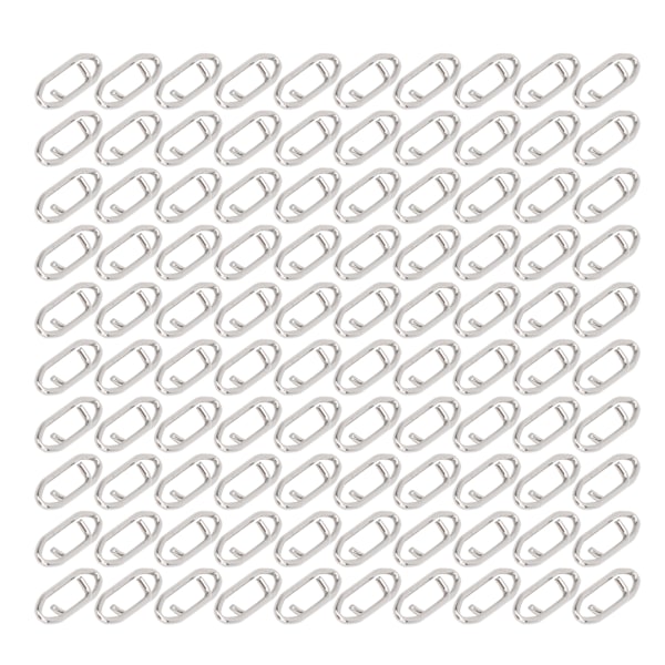 100 stk Fiskeutstyr Power Clips Rustfritt Stål Fiskehastighet Clips Connector M