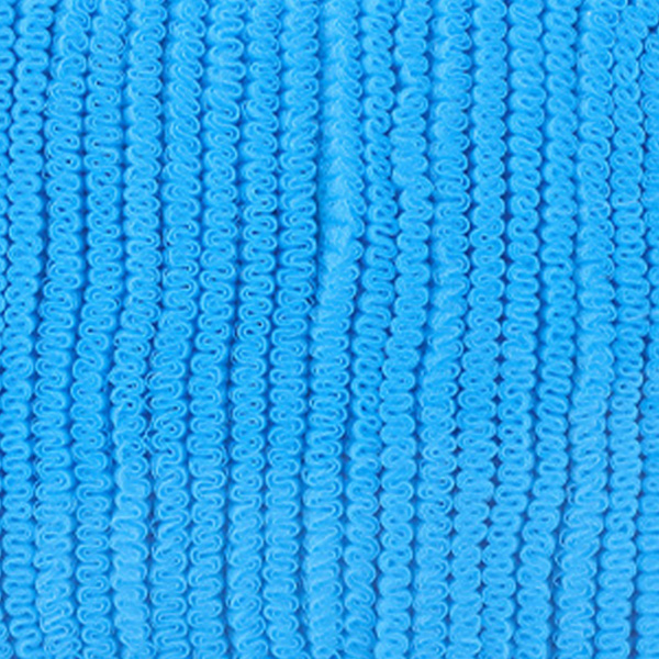 100 stk engangshette høy elastisitet u-vevd stoff engangshårnett hodebeskyttelse for skjønnhetssalong Factory Blue 21in dobbelt gummibånd