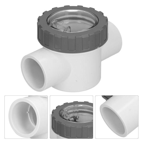 【NX】PVC backventil pool transparenta tillbehör för byte av backventil (V501A)