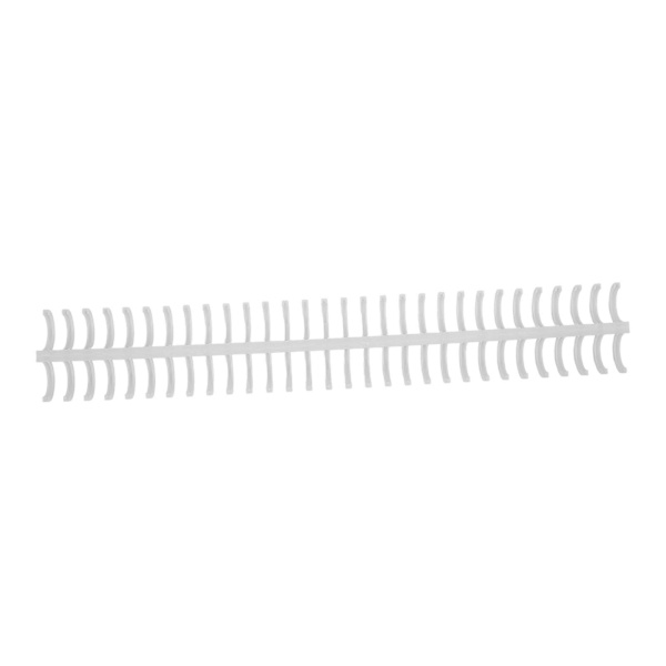 10 stk spiralbindningsspole 130 ark Kapacitet rygkam 30 huller 16 mm diameter sæt Hvid