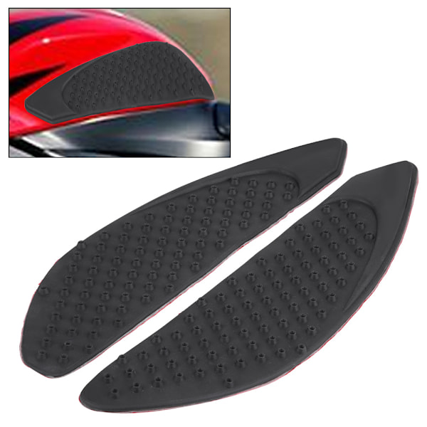 Motorcykel Bensintank Sida Bränsle Grepp Pad Med Fiskskelett Dekal för HONDA CBR600RR 07-12