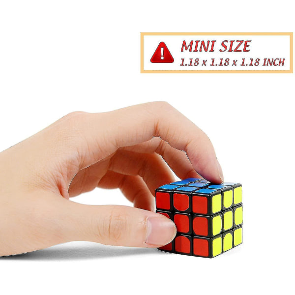 Toy Party Pussel Leksaker, 24-delade Mini Cube Set Party Love Cube Puzzle, 1,18 tums pusselkub Miljövänligt kassaskåp
