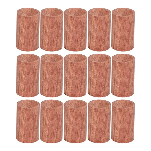 15 st trä eterisk olja diffusor rosenträ bärbar mini rund aromaterapi diffusor