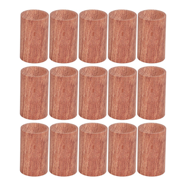 【NX】15 stk. æterisk olie diffuser i rosentræ, bærbar mini rund aromaterapi diffuser